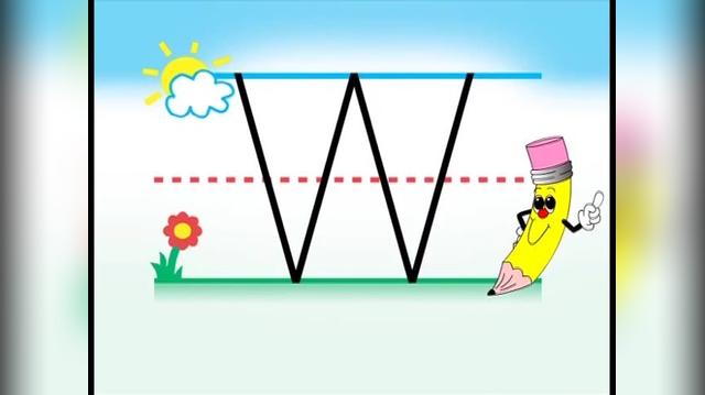 mr-pencil-letter w writing.mp4