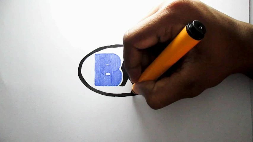 Make a speed drawing video of your company logo