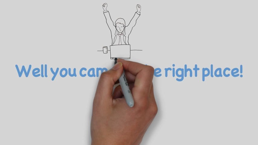 Create a 2 minute whiteboard animation / hand drawn video