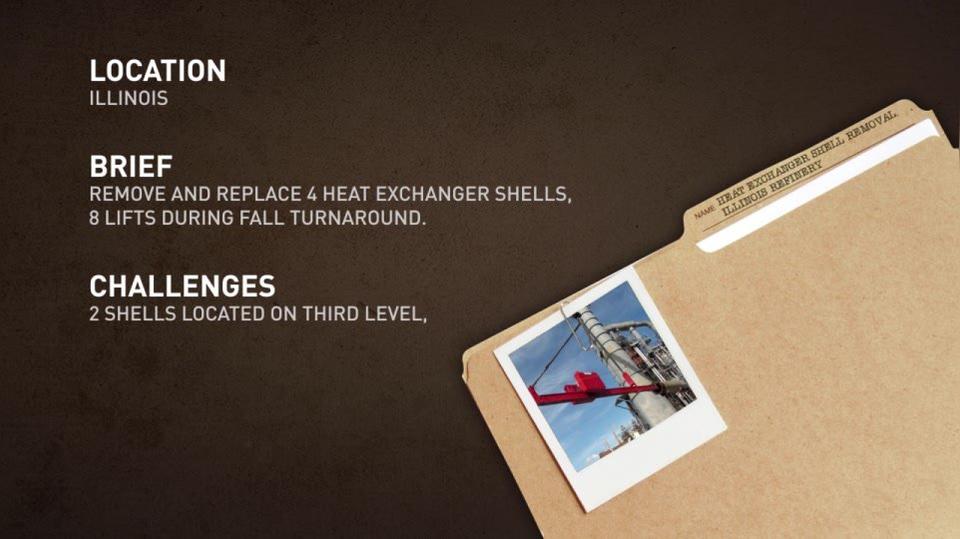 Remove/Replace Heat Exchanger Shells in Petroleum Refinery