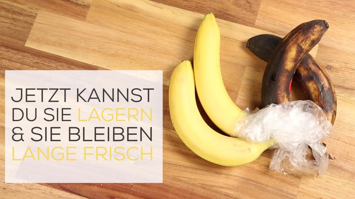 Nie wieder braune Bananen