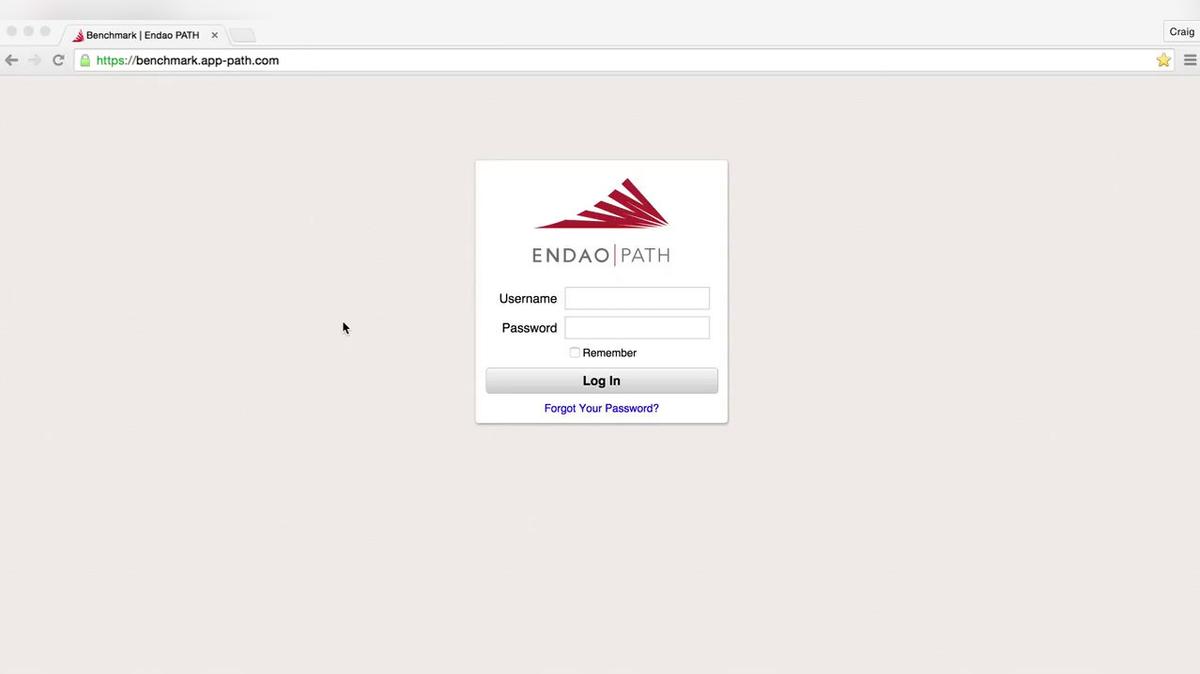 Benchmark-LogIn &amp; Project Creation.mov