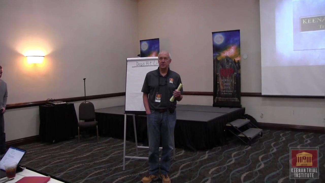 MM Seminar 4 - Tony Seaton - Preparing for the Deposition of the Defendant.mp4