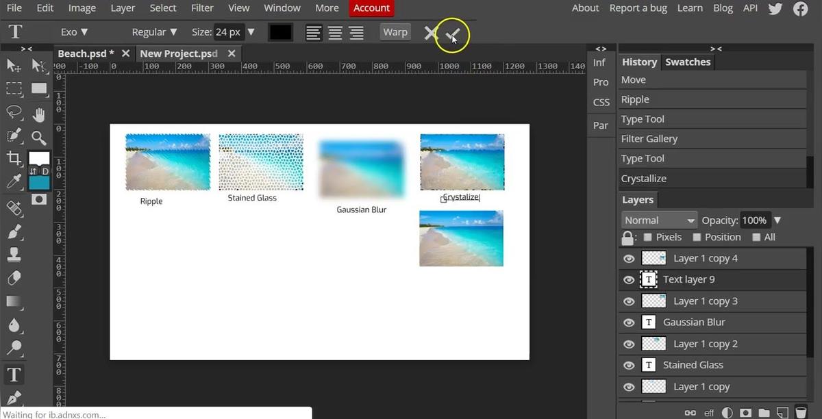 Photopea Filters Assignment Demo Graphic Design Photography.mp4