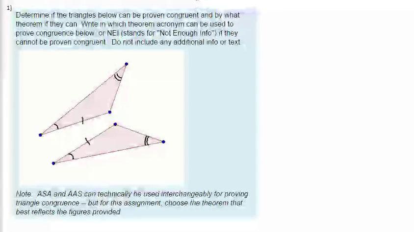 Math I Supplemental Homework Help Triangle Congruence.mp4
