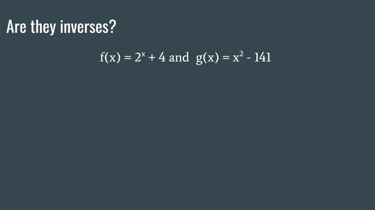 Are they inverses SMIII.mp4