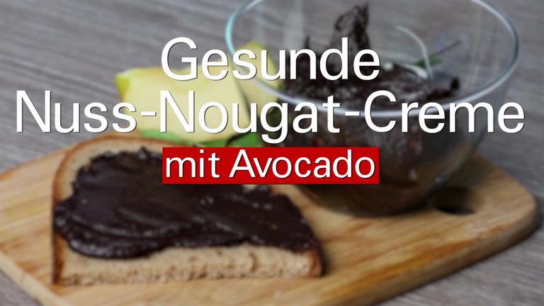Gesunde Nuss Nougat Creme mit Avocado