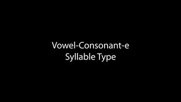 Vowel-Consonant-e Syllable Type (10:15)