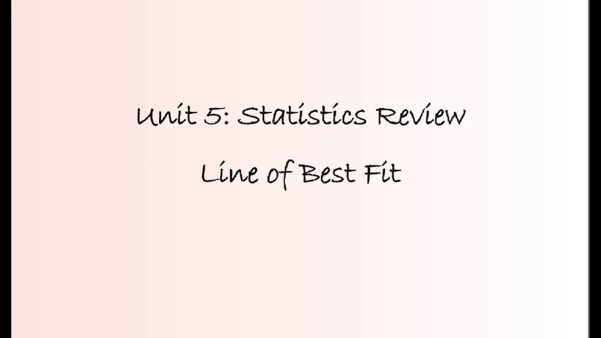 Math 8 Unit 5 Review Line of Best Fit.mp4