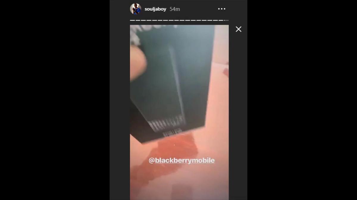 BlackBerry - Soulja Boy - Instagram Story 2