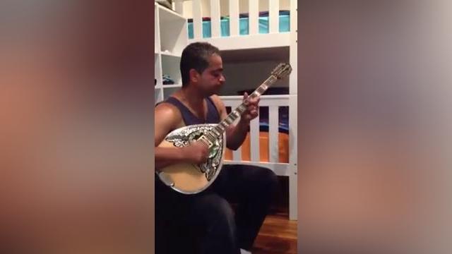 Greek Bouzouki Player.mp4