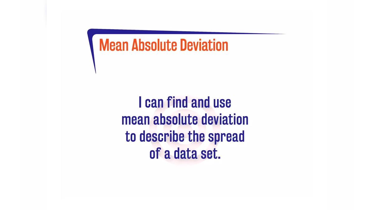 6.10.7 Mean Absolute Deviation