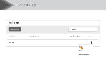 Editing or Deleting a Recipient