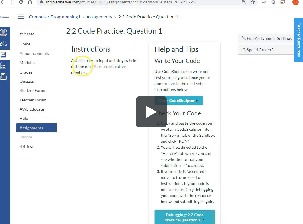 2.2 Code Practice Question 1.mp4 | Mountainheightsacademy