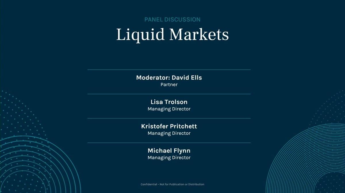 Ares Alternative Credit Annual Meeting | Liquid Markets Panel Discussion