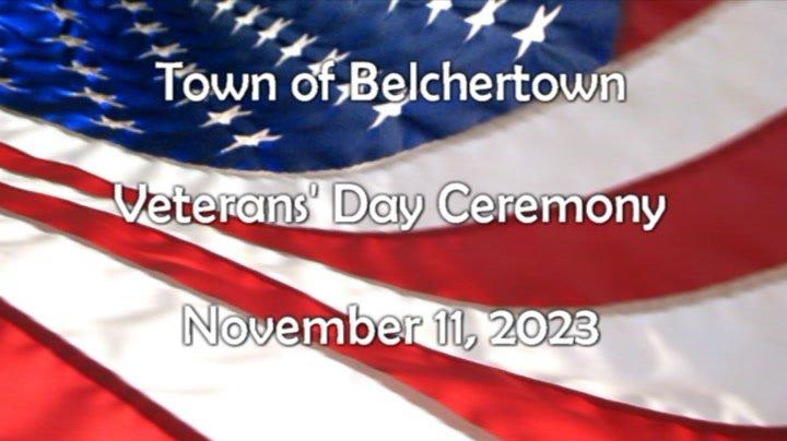 Belchertown Veterans' Day Ceremony 11-11-2023