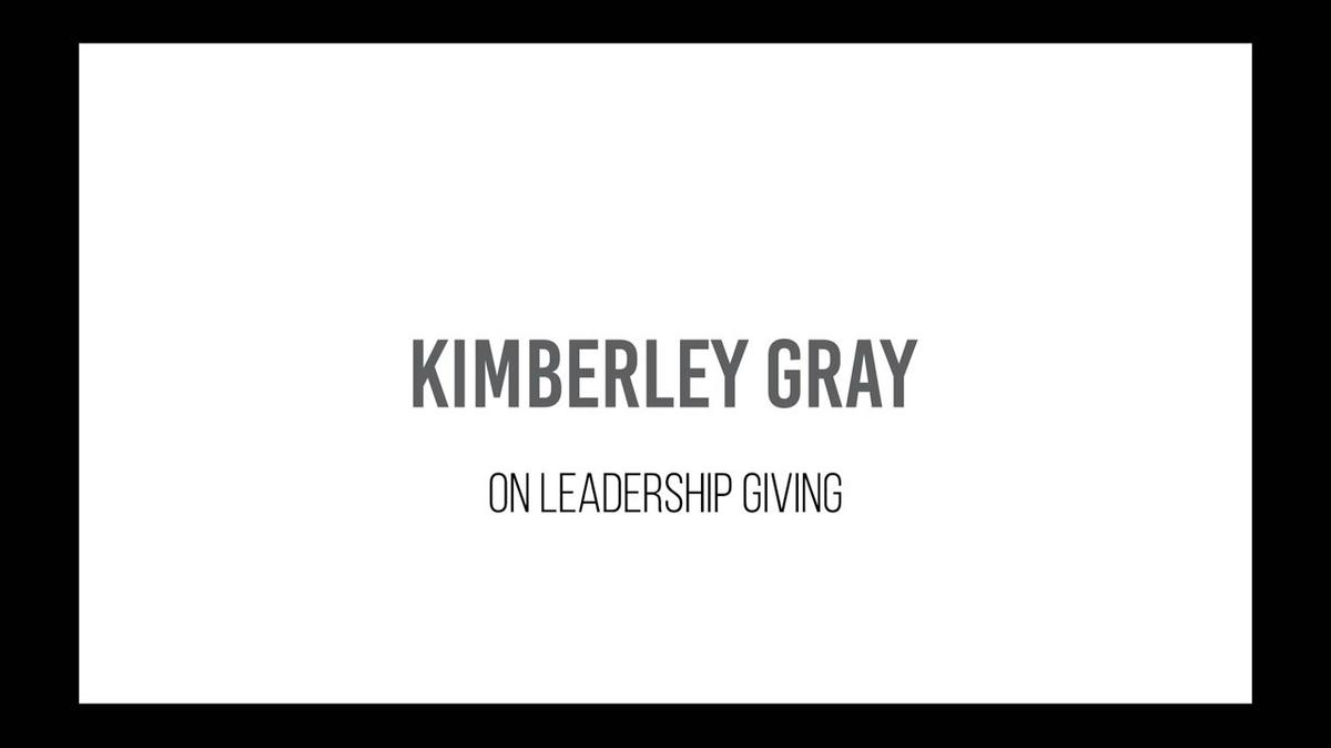 Kimberley Gray - Leadership