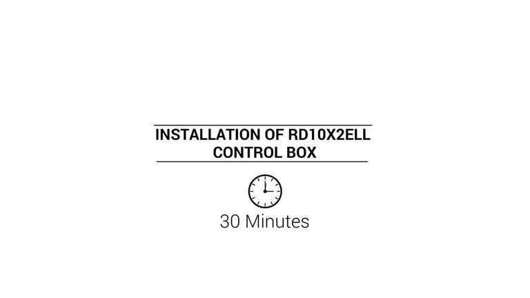 Installation of RD10X2ELL Control Box