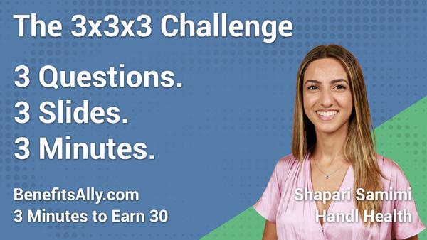 Handl Health - 3x3x3 Challenge with Shapari Samimi