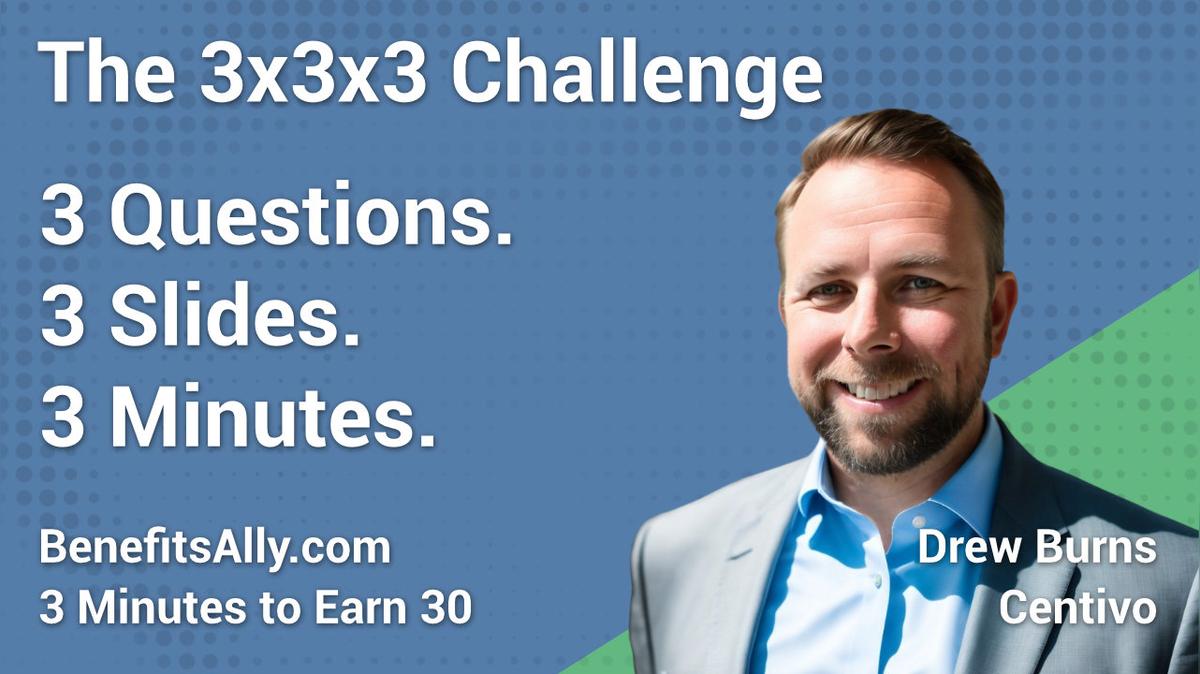 Centivo - 3x3x3 Challenge with Drew Burns
