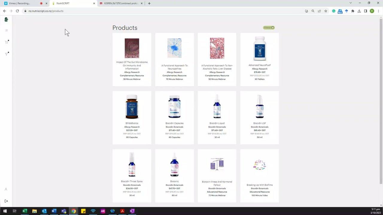 Nutriscript - Finding Datasheets &amp; Resources