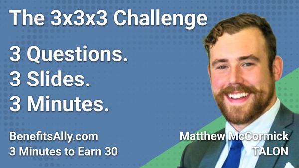 TALON - 3x3x3 Challenge with Matthew McCormick