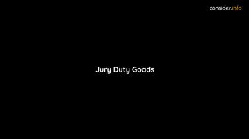 Jury Duty Goads