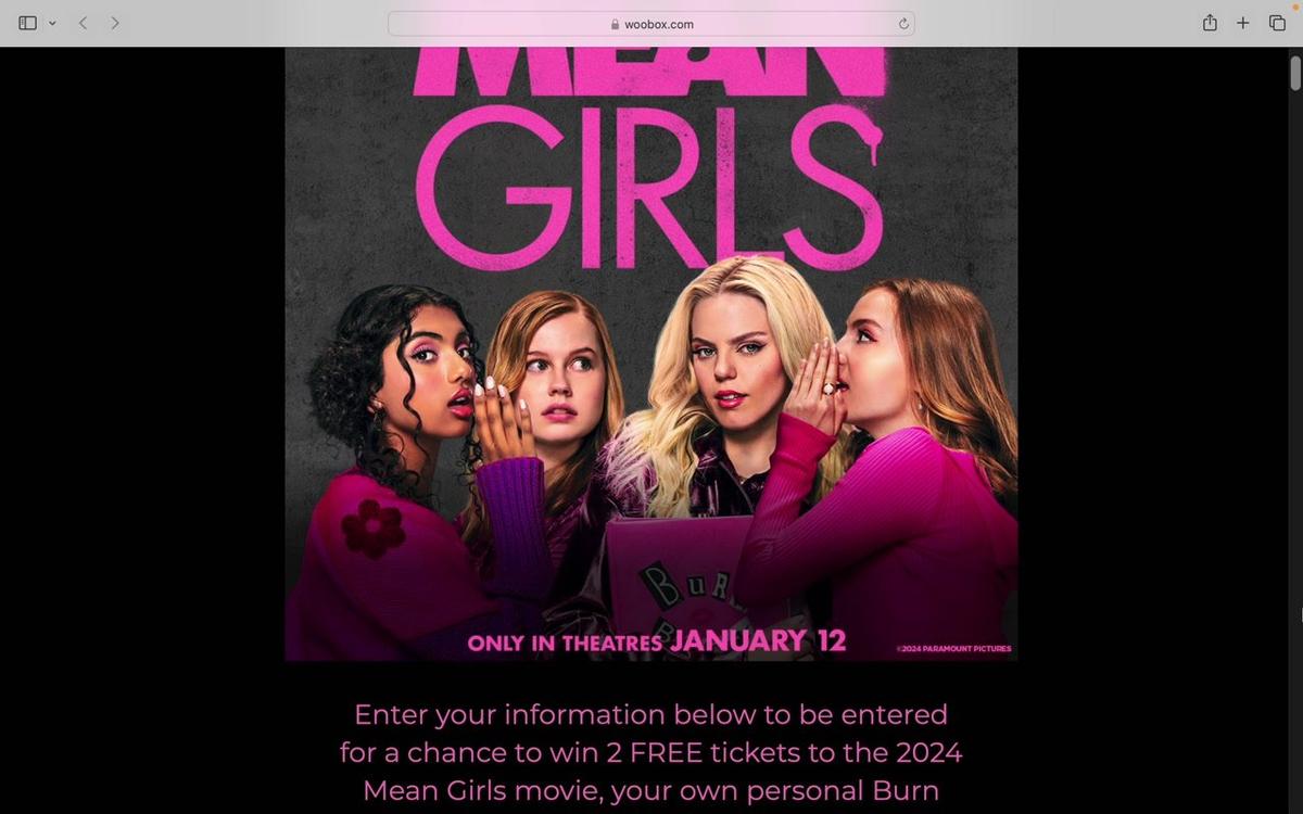 PilotPen_MeanGirls_Sweepstakes