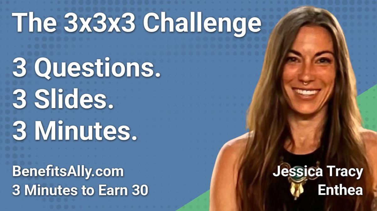 Enthea - 3x3x3 Challenge with Jessica Tracy