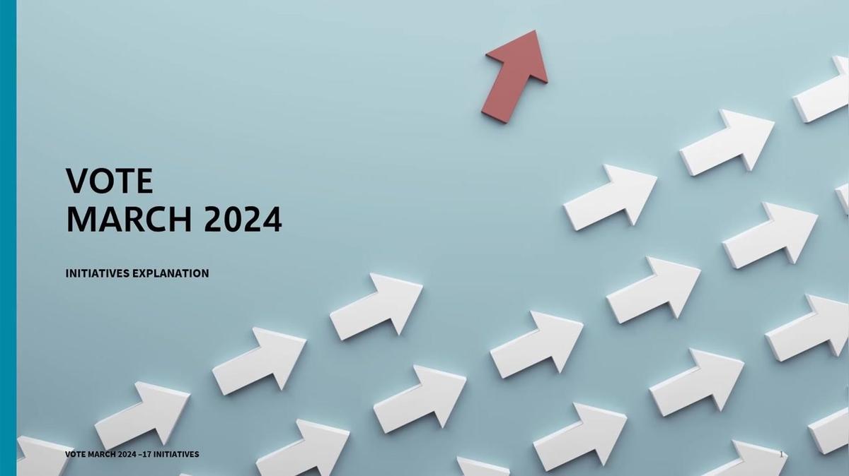 VOTE 2024 - Initiatives Presentation