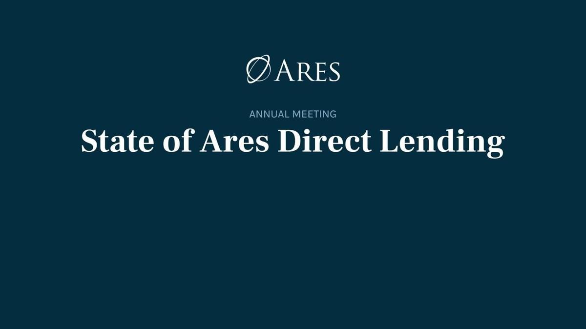 State of Ares Direct Lending 2024