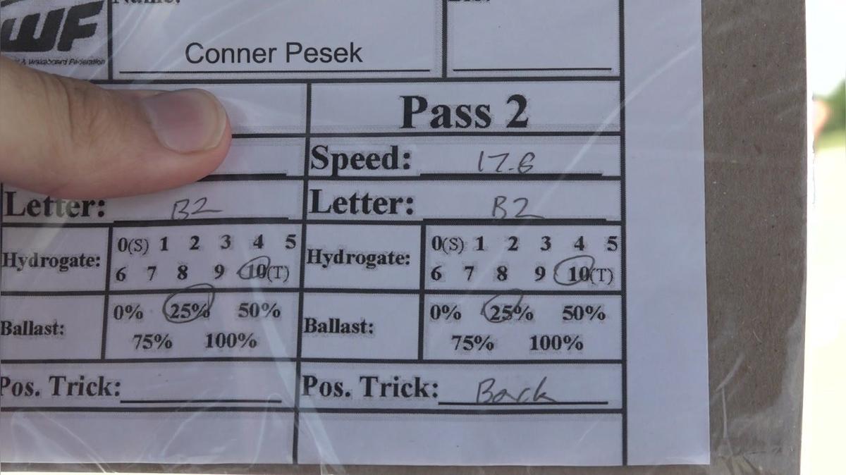 Conner Pesek JM Round 1 Pass 2