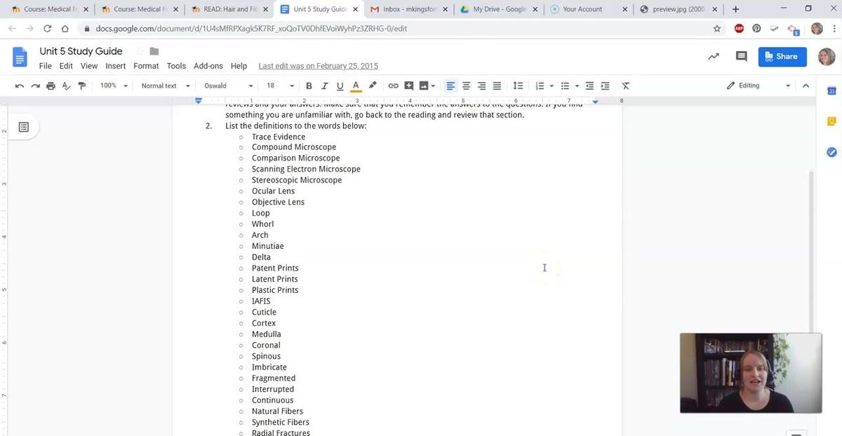 MF Q3 Unit 5 Review Overview