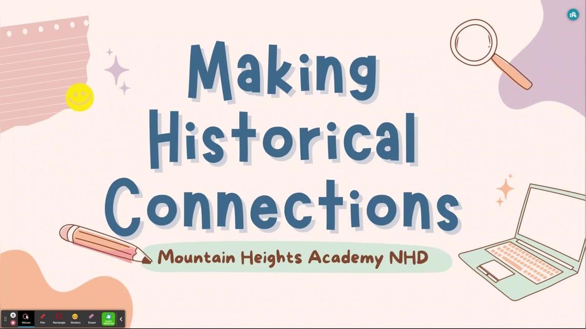 NHD Making Historical Connections
