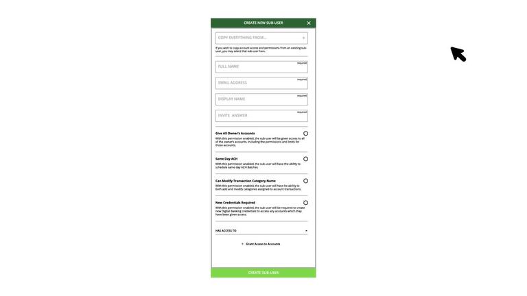 Sub-Users Overview