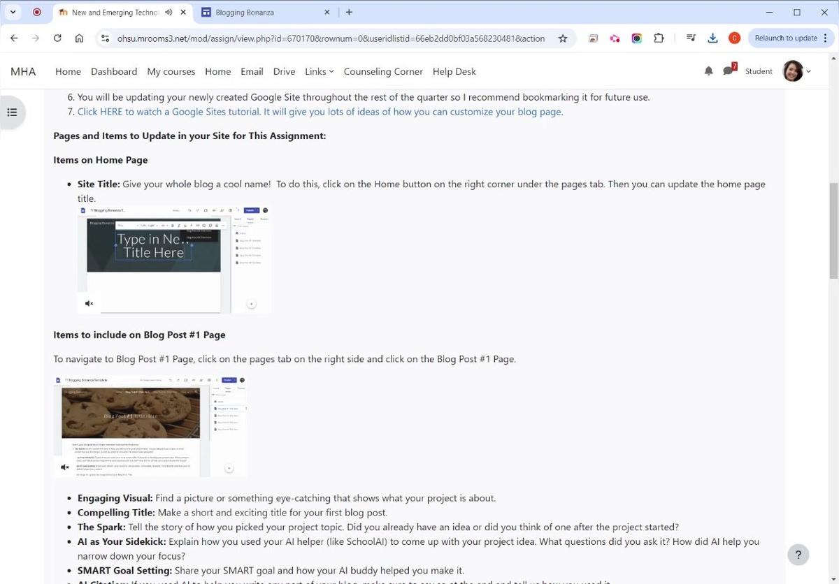 Blog Post Project Template Update #1