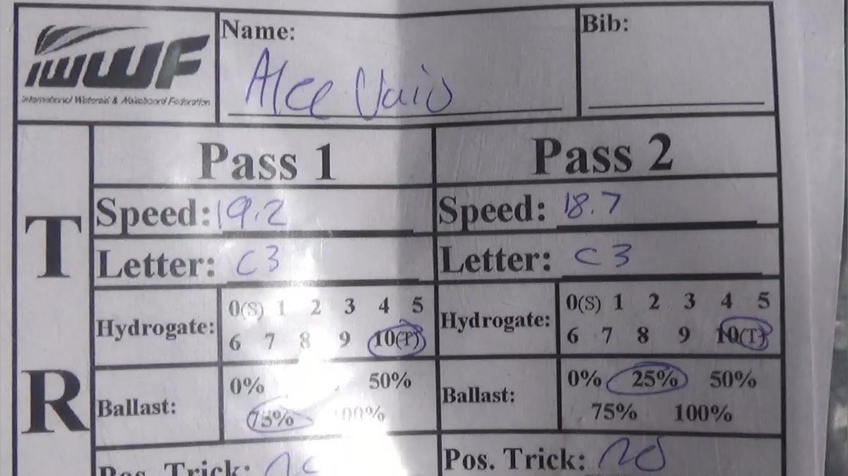 Alec Vaio M1 Round 1 Pass 1