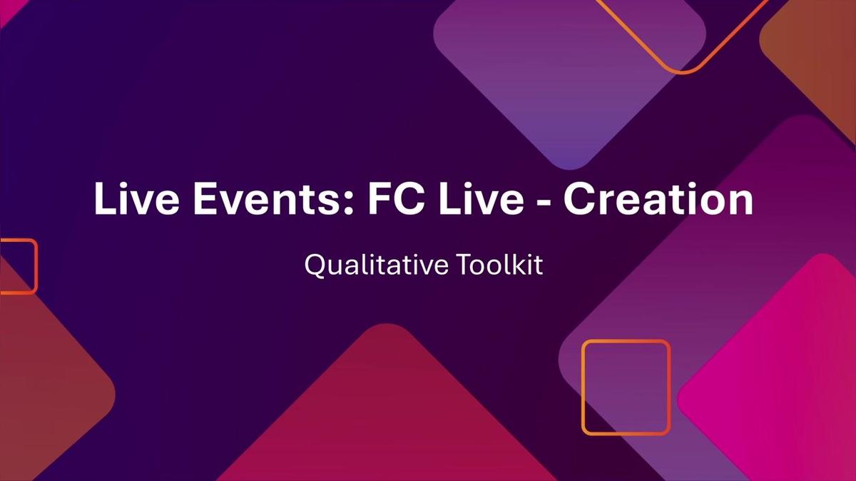 FC Live - Creation