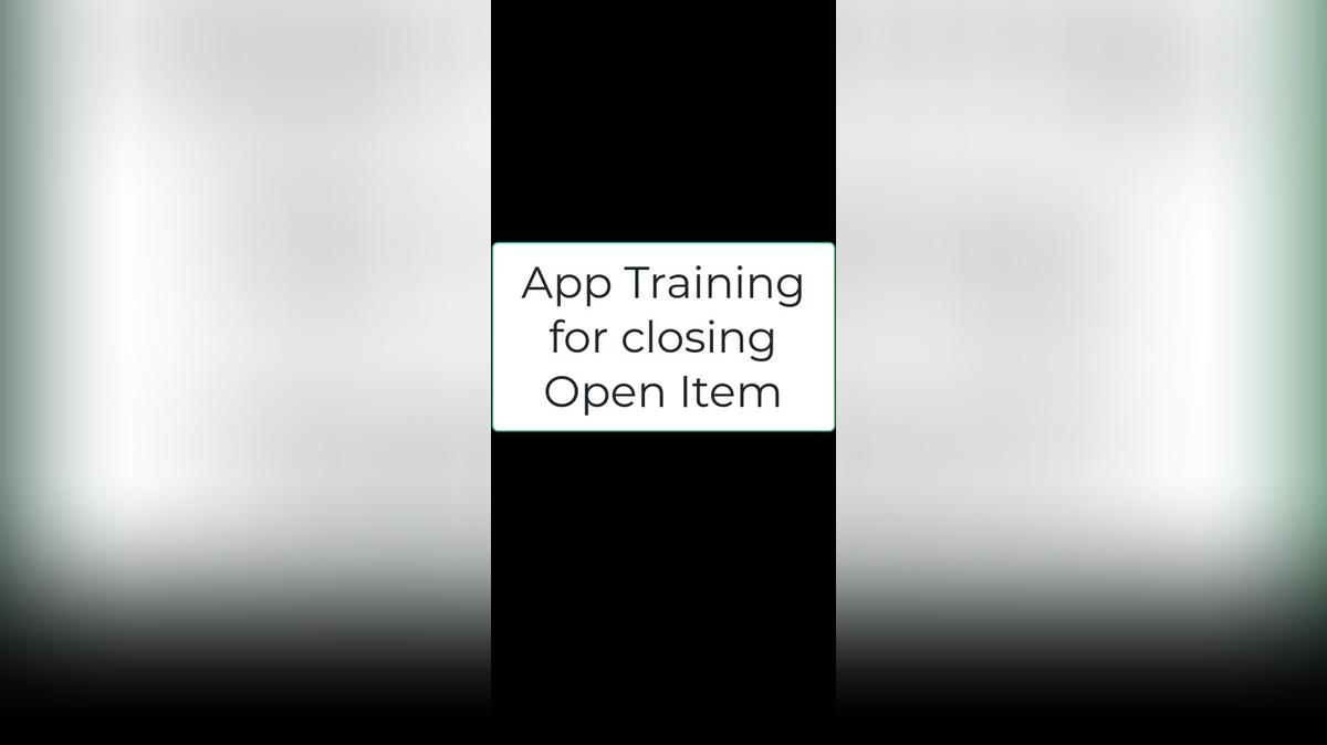 App Training Video