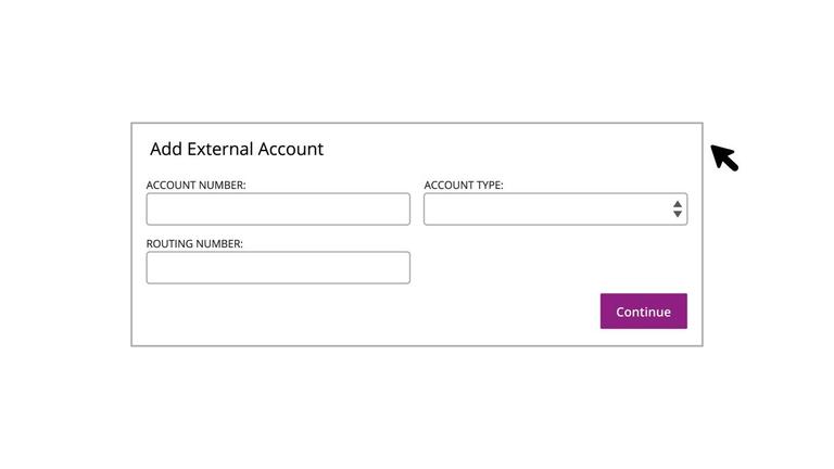 Add &amp; Verify External Accounts