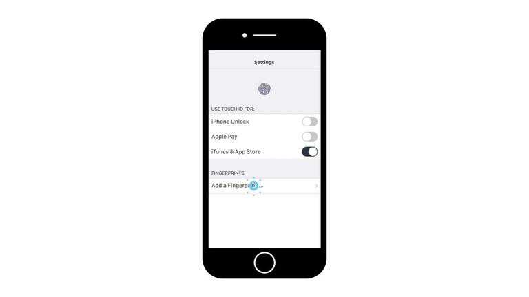 Apple Touch ID Setup