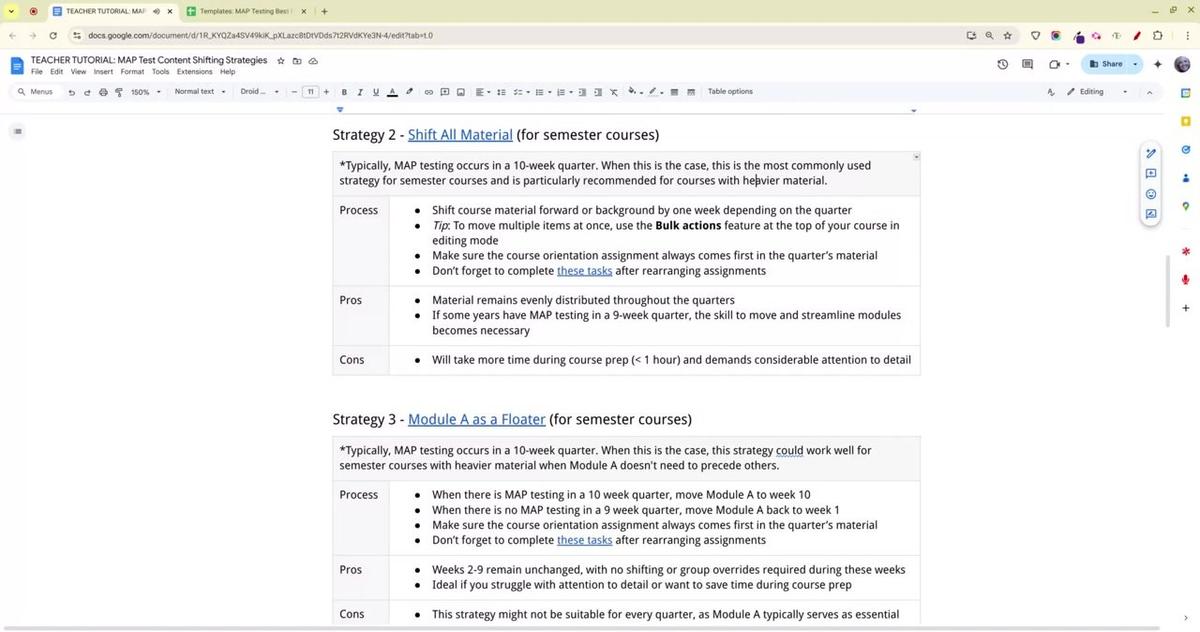 MAP Test Content Shifting Strategies Part 2