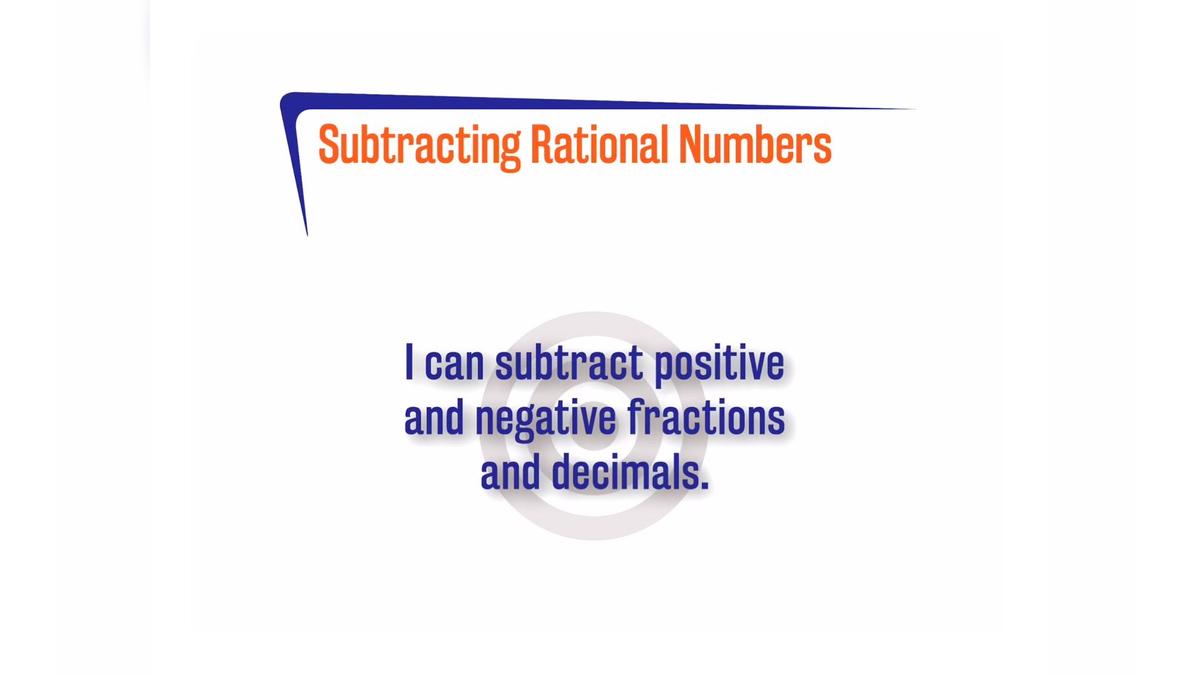 FL27 2.1.4 - Subtracting Positive and Negative Fractions
