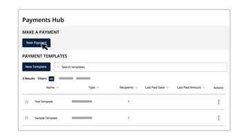 Creating an ACH Payment
