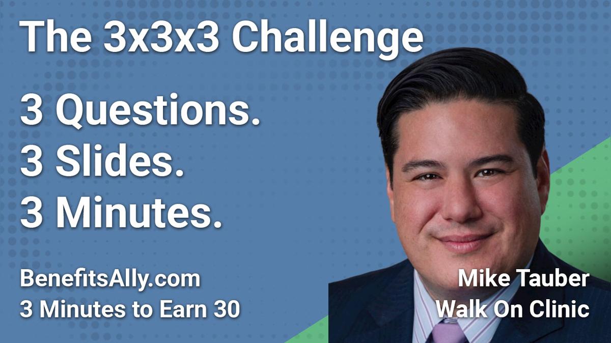 Walk On Clinic - 3x3x3 Challenge With Mike Tauber