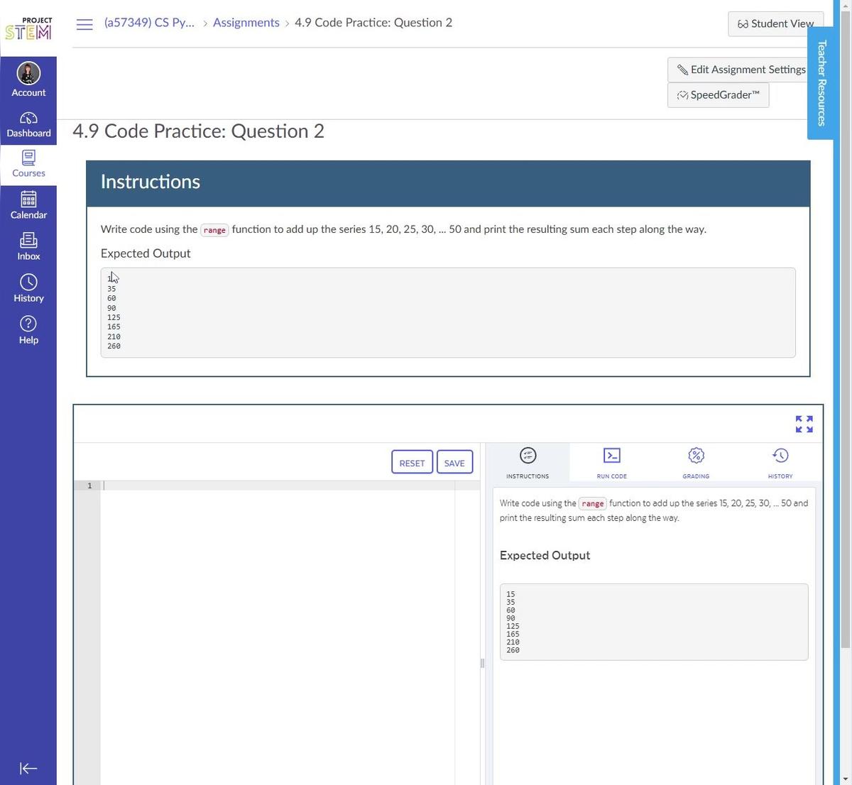 4.9 Code Practice Question 2