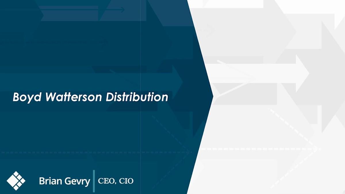Boyd Watterson Distribution