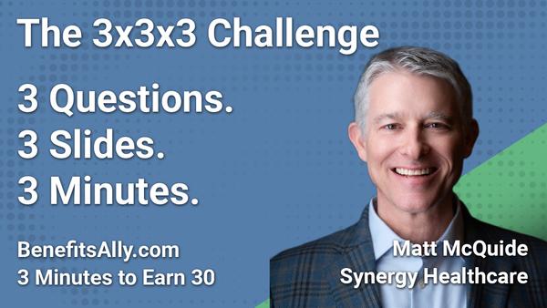 Synergy Healthcare - 3x3x3 Challenge with Matt McQuide