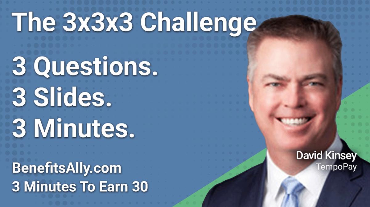 TempoPay - 3x3x3 Challenge With David Kinsey