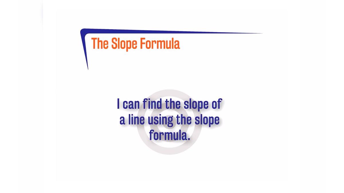 FL27 3.5.3 The Slope Formula